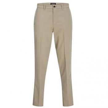 JACK & JONES Pantaloni Chiò Ace Leo in Greige con Piega Frontale