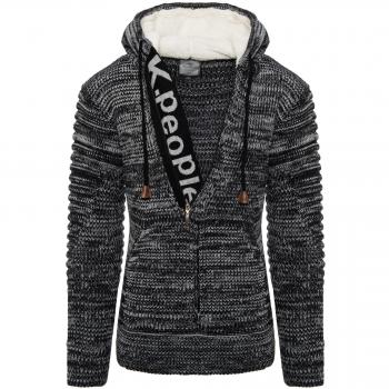 Karl's People K116 Sweat à Capuche avec Zip et Poche Kangourou pour Homme Noir XXL
