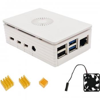 Carcasa de Plástico con Enfriamiento Activo para Raspberry Pi 4