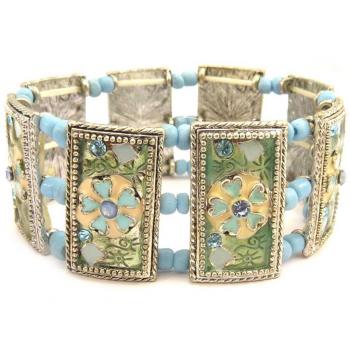 Aliénor Turquoise – Bracelet Artisan (E5832)
