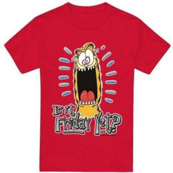 Garfield Men Friday T‑Shirt 4XL Red