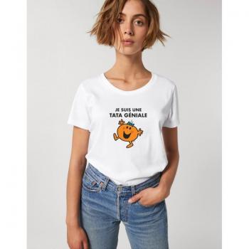 Tee Shirt Femme – Je Suis Une Tata Géniale