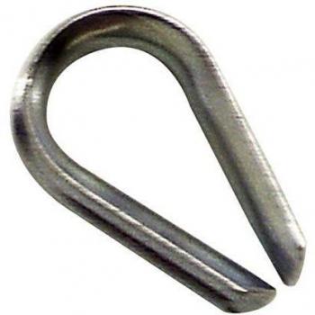 Wolfpack Guardacabos Zincado 12x26.5mm para Cable 4mm