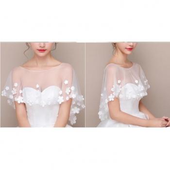 Summer Bridal Cape Wrap