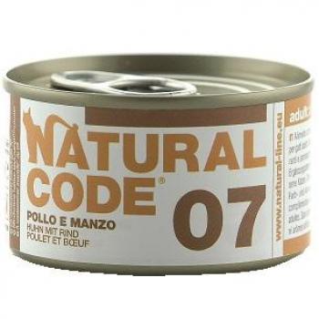 Natural Code 07 Pollo e Manzo 85g