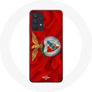Maniacase Case for Samsung Galaxy A32 5G SLB Benfica Red Background