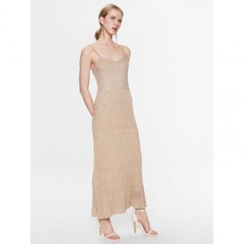 Goldene Anmut: Blugirl Blumarine Coctailkleid RA3081-MS006 – Gold, Regular Fit