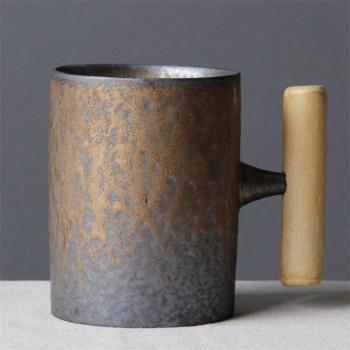 Taza de Cerámica para Bebidas con Diseño Vintage Japonés