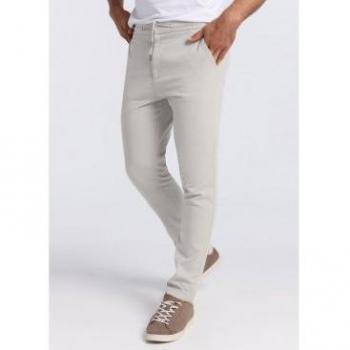 Bendorff 9291 Slim Fit White Chinos, Men’s Size S