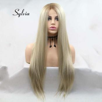 Sylvia Long Silky Straight U Part Wig