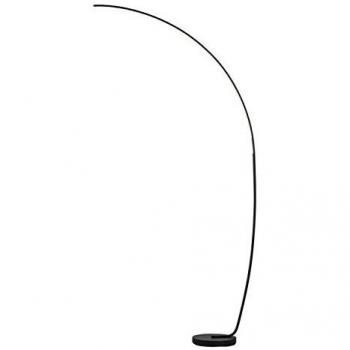 Lampadaire en métal noir 95 x 35 x 170 cm