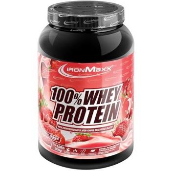 IronMaxx 100% Whey Aardbeienpoeder 900 g