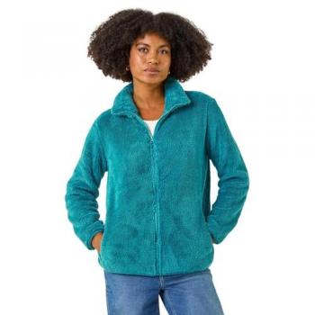Veste en Sherpa douce Roman Roman couleur verte