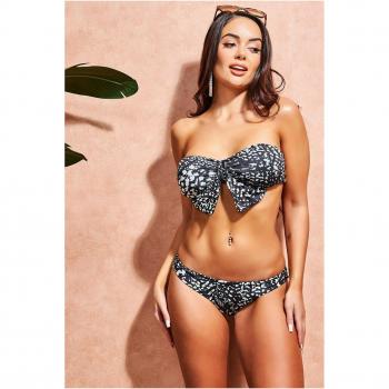 Goddiva Bow Detail Bikini