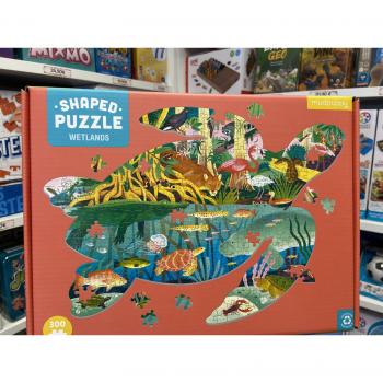 Wetlands 300 Piece Shaped Scene Puzzle by Mudpuppy