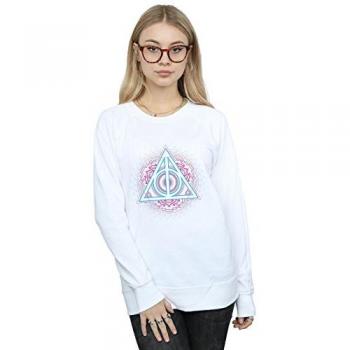 Bright Deathly Hallows Sweatshirt – White M