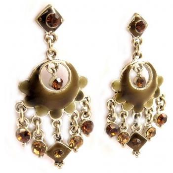 Les Trésors de Lily: Eleanor Brown Drop Earrings