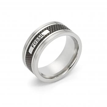 Fossil Herrenring JF00888040 – Edelstahl & Kunststoff