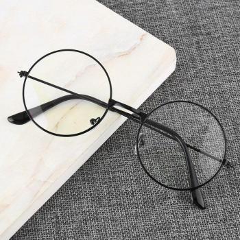 Round Retro Blue Light Glasses for Reading and Computer Use