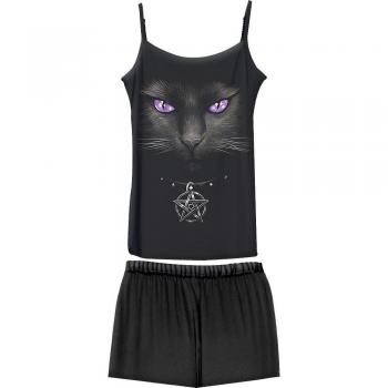 Pigiama Nero/bianco Spiral