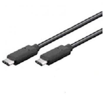 Microconnect USB3.1CC1 cable USB 1 m USB 3.2 Gen 2 (3.1 Gen 2) USB C Negro