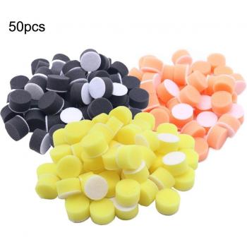 1 Inch Wax Hand Tool Polishing Pad Kit 50pcs