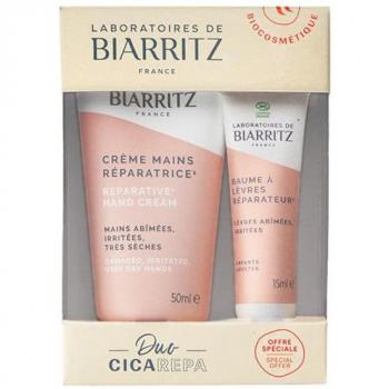 Coffret Réparation Peau : Crème Mains Bio 50 ml & Baume à Lèvres Bio 15 ml