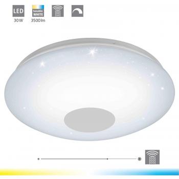 Luz de Techo LED Regulable Eglo Voltago 2 en Blanco, 30W