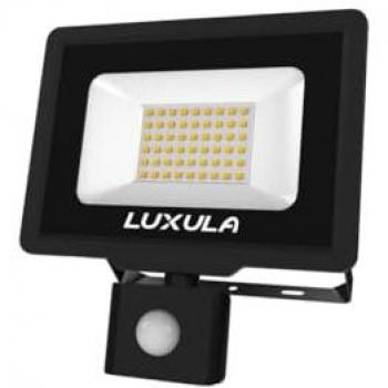LX400127: 50W, 4000K LED Floodlight, 5000lm, IP65, Motion‑Sensing