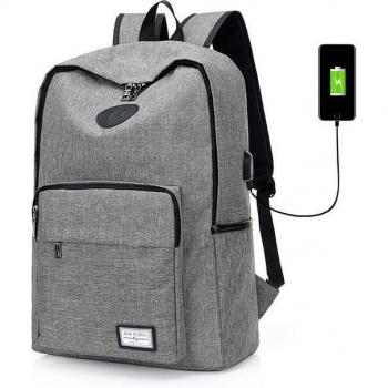 071117 Travel-Ready Canvas Backpack for Men