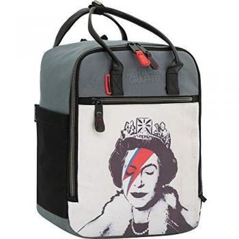 Mochila Erasmus Trendy Multicolor para Adultos Unisex, BRANDALISED Queen