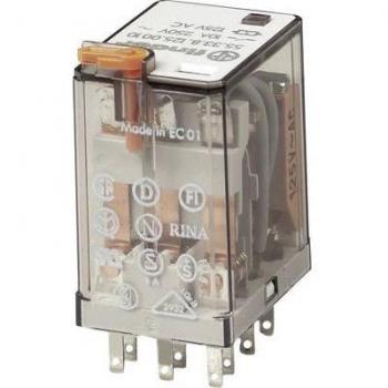 Finder 55.33.8.230.0050 230 V AC 10 A Plug‑in Relay with Three Change‑overs – 1 Pack