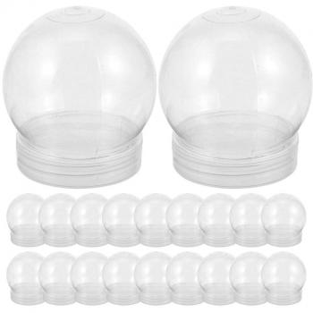 Boules de neige vides, globes d’eau clairs, 20 unités