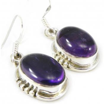 Silver Violet Amethyst Charms – Les Trésors De Lily