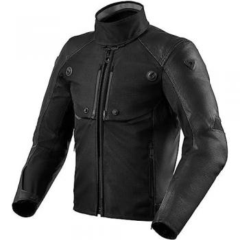 REV'IT! Valve H2O Jacket, Veste moto cuir hommes, Noir