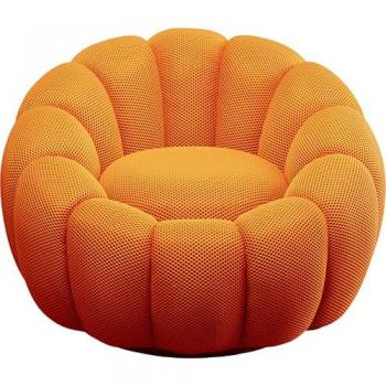 Orange 94x66x94 cm – Fauteuil Pivotant Kare Design