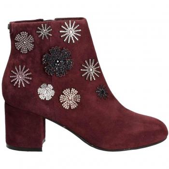 Bottine da donna in pelliccia di bisonte Guess Bottines Femme en Daim Malvina Bordeaux, 38 EU