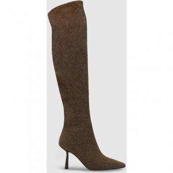 Botas altas de mujer con destellos dorados Lodi