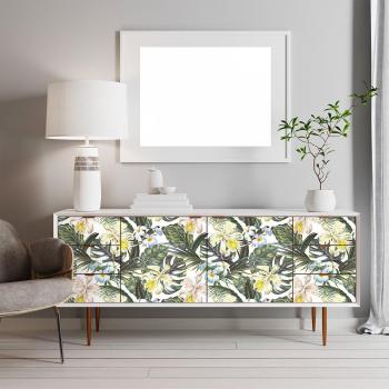 Sticker Mural Tropical 40x60cm