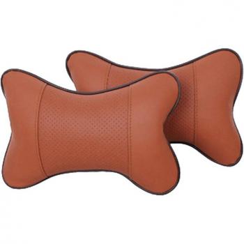 Atreus 2pc Headrest Neck Pillow Cushion for Car for VW Polo, Passat B5/B6, Mazda 3/6, Toyota Corolla, Ford Focus