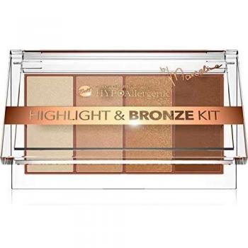 Paleta Hipoalergénica de Iluminadores y Bronceador Highlight & Bronze