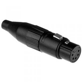 Amphenol AC5FB XLR Kupplung, gerade, 5-polig, schwarz, 1 St