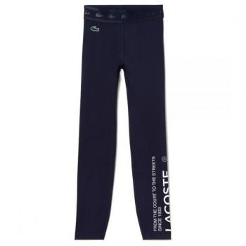 Legging Nero Lacoste con Logo