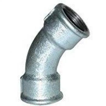 Coude malléable 45° CODITAL, 33x42, Femelle galva
