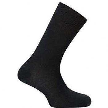 Punto Blanco Calcetines Cortos Hombre Negro
