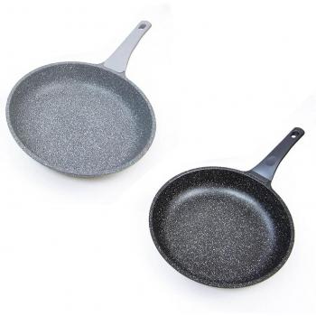 Cuisine‑Pro Poêle 28 cm Elite Anti‑adhésive – Gris Noir