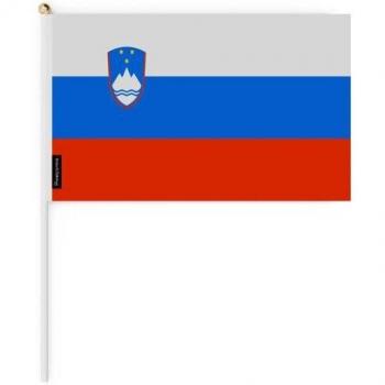 Slovenia Mini Flags – 30x45cm Set of 50 – Lightweight Poly, Double‑Side Print