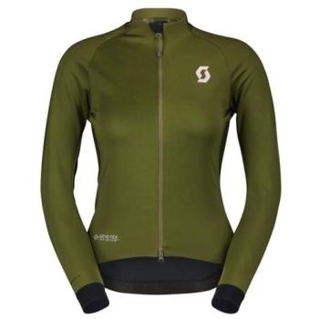 Damen Fahrradjacke Scott RC Pro Warm GTX Oliv XS