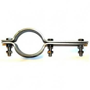 Graphskill 3 Bolt Pipe Clip 36 mm ID T316 Stainless Steel