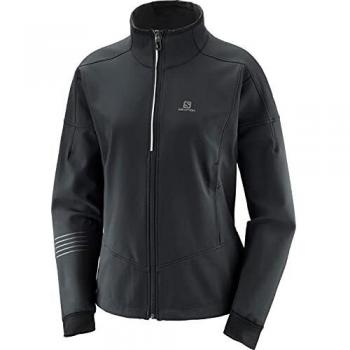 Salomon Lightning Warm Short Sleeve Jacket Damen Schwarz